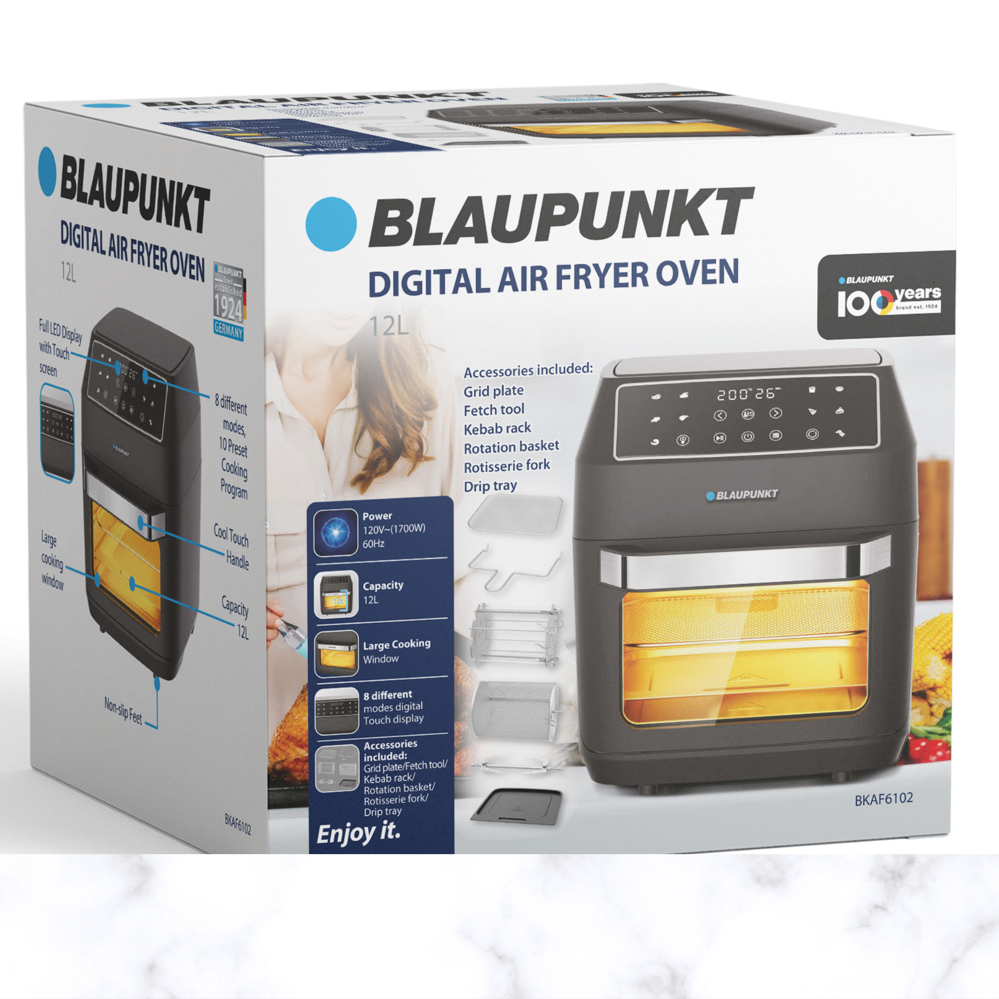Blaupunkt 12L Digital Fryer Oven