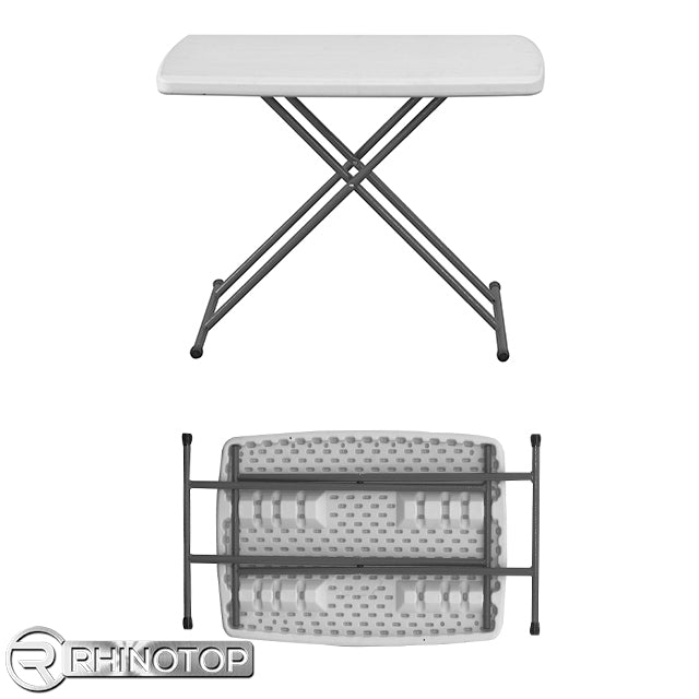 Rhinotop H/Duty 30x20 Adjustable Folding Table 20012357