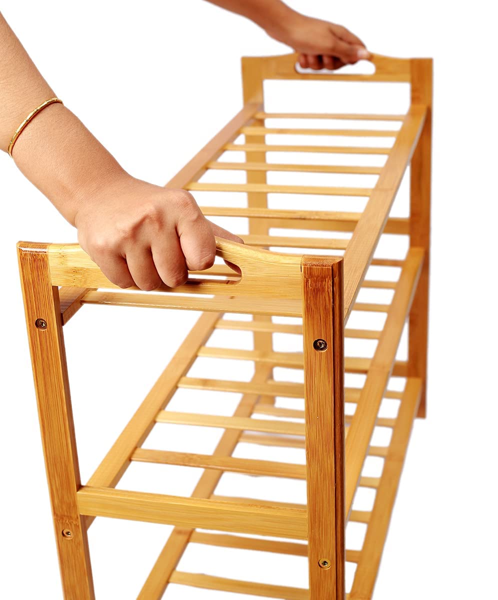 3 Tier Wooden Shoe Rack/Cabinet/Stand For Home Office