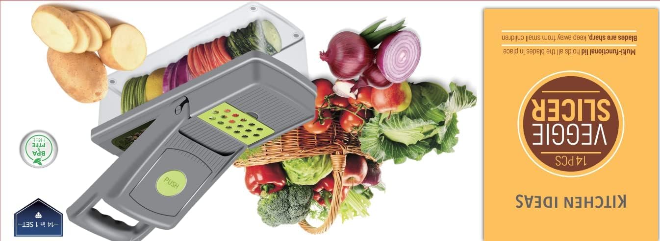 Kitchen Ideas 14PC Veggie Slicer