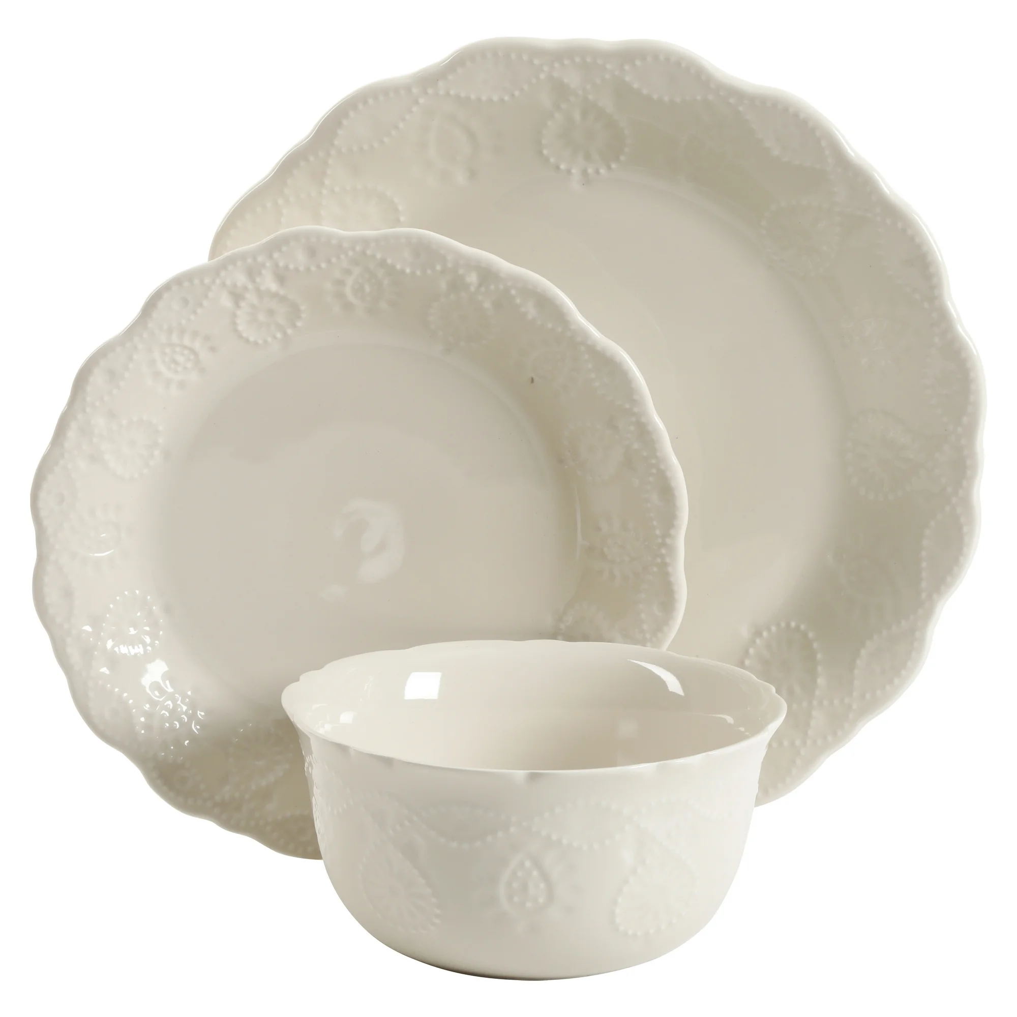 The Pioneer Woman Assorted Dinnerware Set, 12-Piece Set