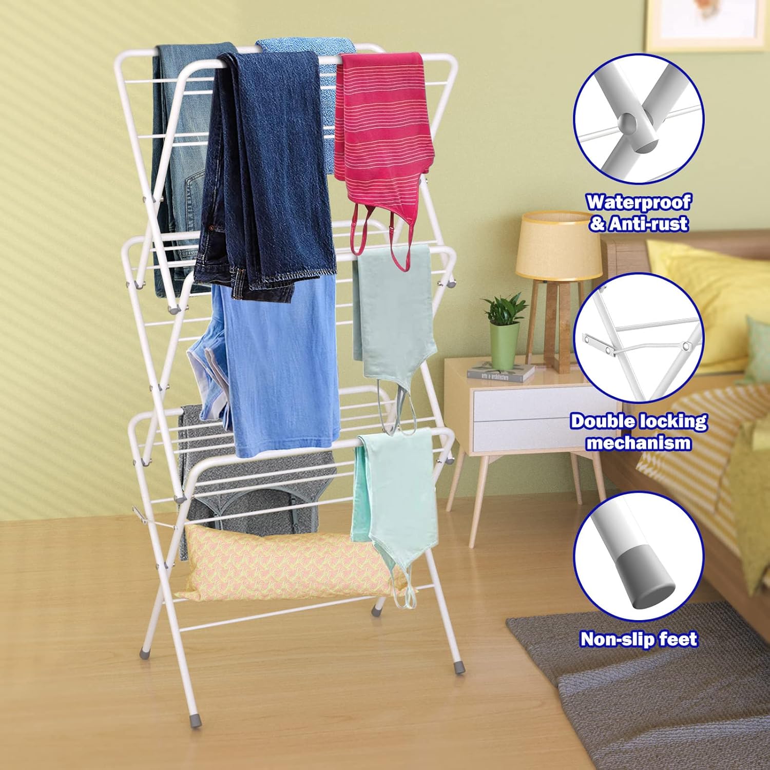 3-Tier Clothes Drying Stand