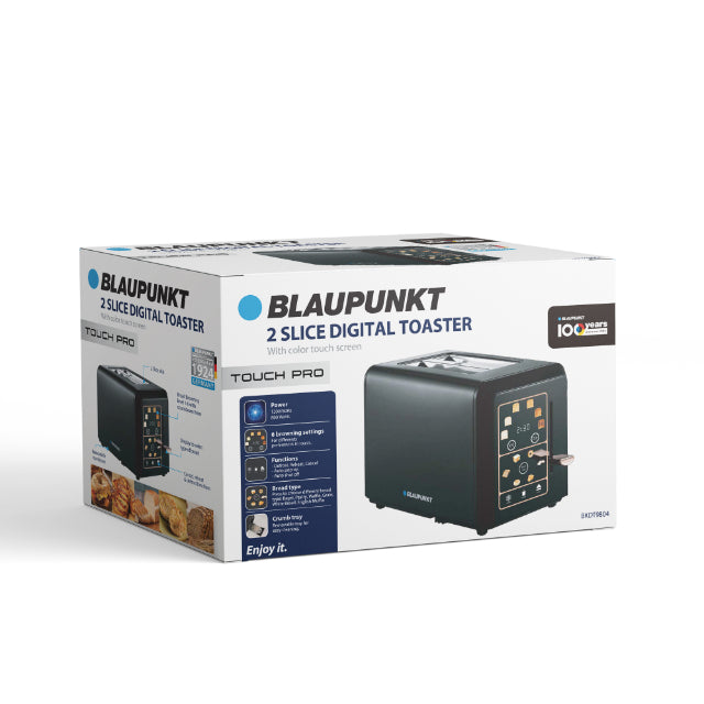 Blaupunkt 2 Slice Digital Toaster With Color Touch Screen ~60Hz 800W