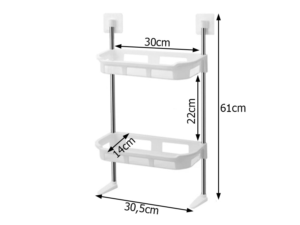 Bathroom shelf over toilet seat free-standing wc 2 shelves shelf toilet Size