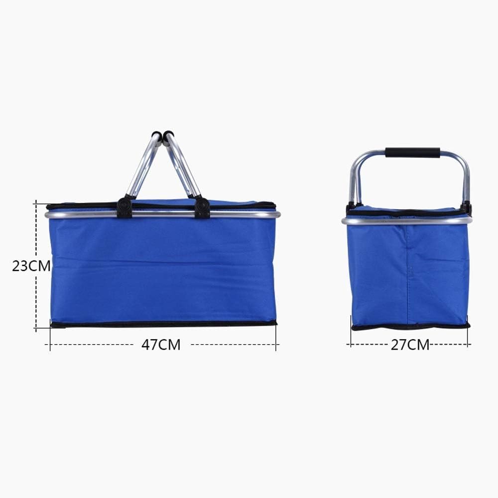 Insulated Folding Picnic Basket Cooler