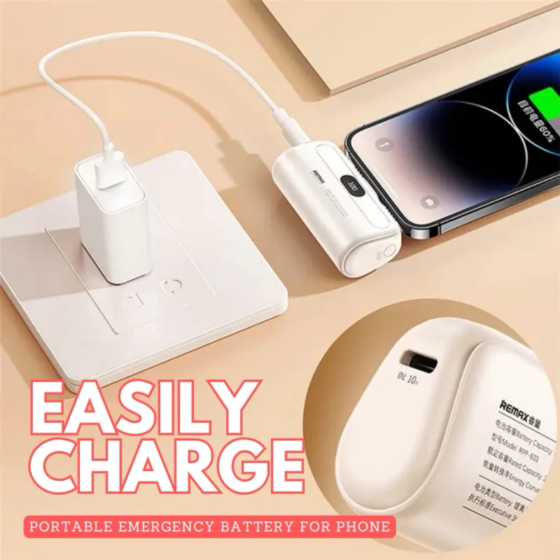 Remax RPP 632 5000Mah Emergency Direct Fast Charging Power bank