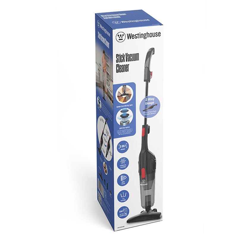 Westinghouse 3 in 1 Stick Vacuum Black WFVC600BK