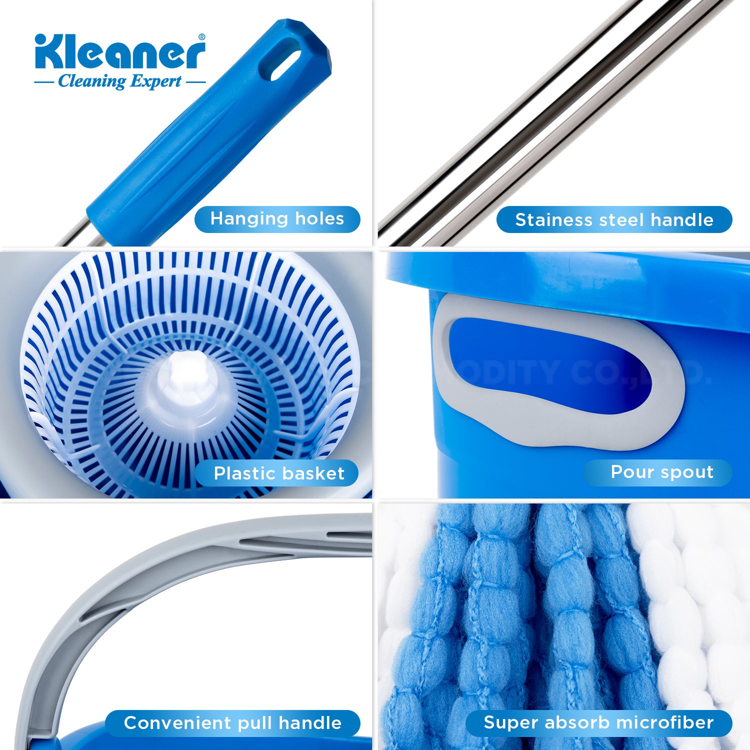 Kleaner Tornado Mop Stainless Steel Basket KT2210