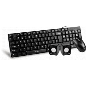 Agiler 3 in 1 combo English USB keyboard + mouse+ 300 Watt speakers Ag ...