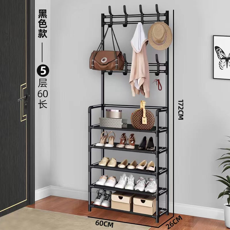 New Simple Floor Clothes Rack 5 Layer