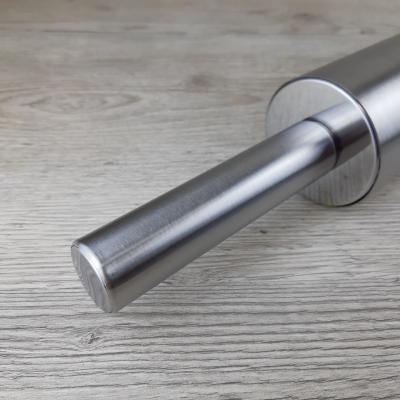 Rolling pin size: 47 cm x 6 cm x 6 cm. Working surface length 25 cm